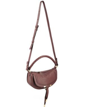 Chloé Marcie Mini-Schultertasche aus Leder - Mehrfarbig