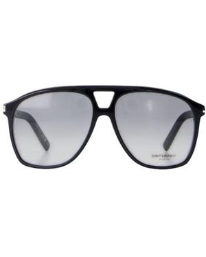 Saint Laurent Sl 596 Dune Sonnenbrille Acetat Schwarz - Grau
