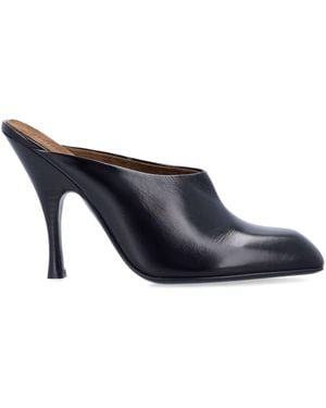 KHAITE Chaussures plates noires - Bleu