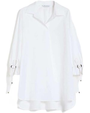 Max Mara Cotton Poplin Blouse - White
