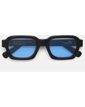 Retrosuperfuture Zonnebril Caro Azure F0 E Zwart/blauw Unisex