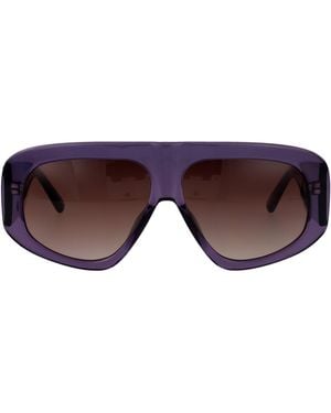 The Attico Mask Sunglasses Attico57 C7 Sun C7 - Purple