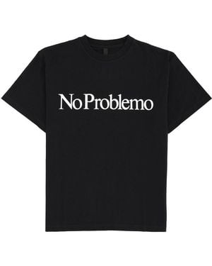No Problemo T-Shirt With Logo - Black