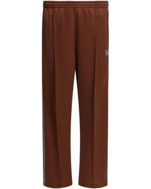 Needles Pantalones deportivos con logo de - Marrón