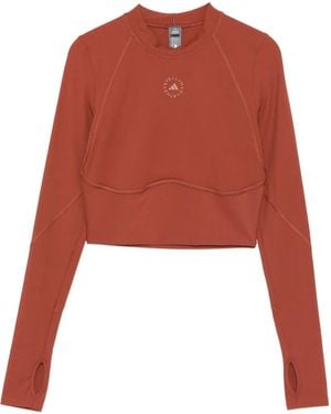 adidas By Stella McCartney Track Pantsr Long Sleeve Cr - Red