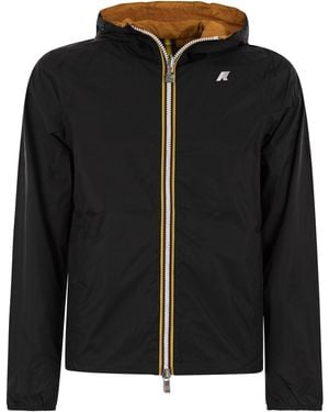 K-Way Jake Plus Reversible Hooded Jacket - Black