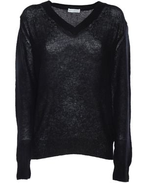 Ballantyne V Neck Pullover - Black