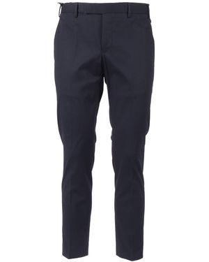 PT01 Dieci, Flat Front, Diagonal Pockets, Finished B - Blue