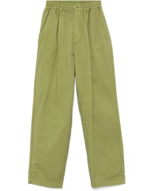 Paura Gerard Trousers Whit Pence - Green
