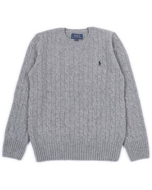 Polo Ralph Lauren Cable Cn Po Jumper Pullover - Grey