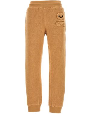 Moschino Orsetto Pantaloni Beige - Neutro