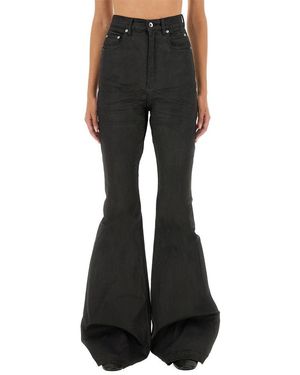 Rick Owens "Bolan Bootcut" Pants - Schwarz