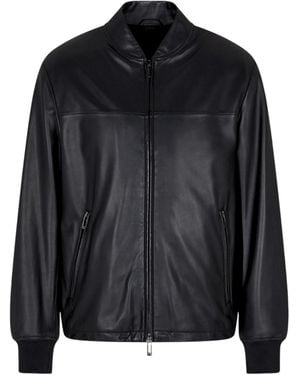 Emporio Armani Coats - Black