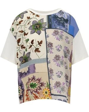 Weekend by Maxmara Pampas Floral T Shirt - Grey
