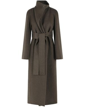 KHAITE Romare Wool Coat - Grey