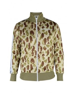 Palm Angels And Khaki Spotted Bomber - Green