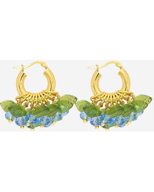 Annele Mini Blueberry Fields Forever Earrings - Red