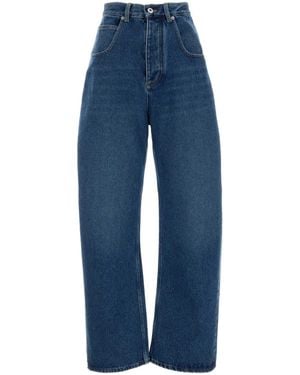 Bottega Veneta Denim Wide-Leg Jeans - Blue