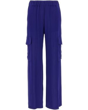 Alberto Biani Cargo Trousers - Blue