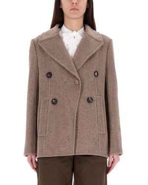 Tory Burch Wide Twill Jacket - Brown