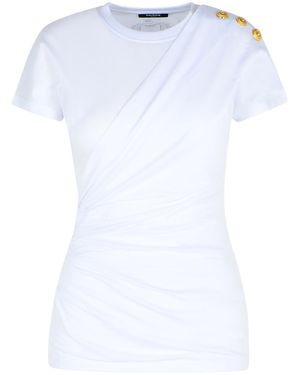 Balmain Cotton T-Shirt - White