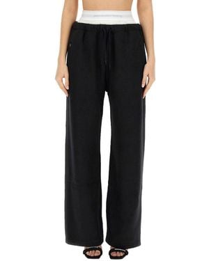 T By Alexander Wang Logo Boxer Shorts - Black