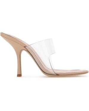 Alexander Wang Transparent Pvc Nudie 105 Mules - White