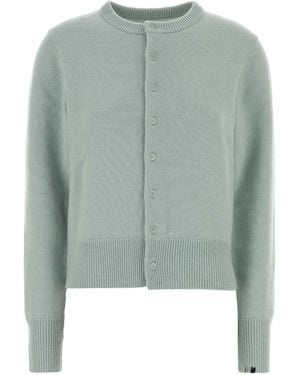 Extreme Cashmere Pastel Cashmere Cardigan N°435 - Green