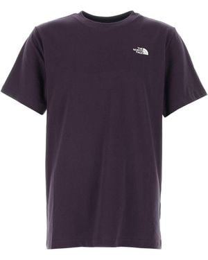 The North Face M Evolution Simple Dome Regular Short Sleeve Tee - Purple