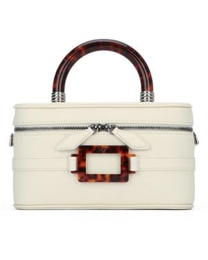 Roger Vivier Roger Vivier Vivier Top Handle Bag - White