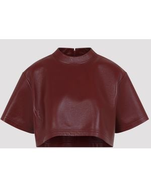 Balenciaga Cropped Top - Red