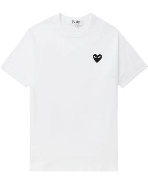 Comme des Garçons Heart Cotton T Shirt - White