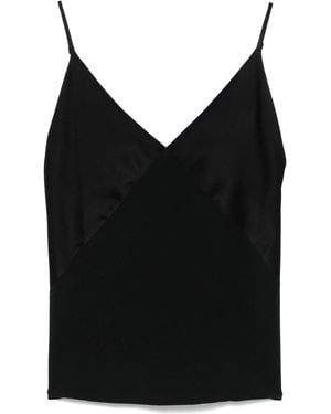 forte_forte Satin Top - Black