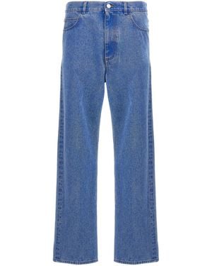 Marni 'gebleichte' beschichtete 'Jeans - Blau