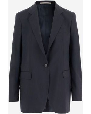 Tagliatore Stretch Wool Jacket - Blue