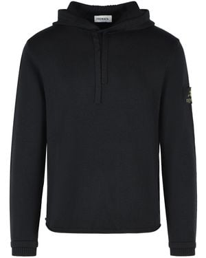 Premiata Jersey de cuello alto de lana merino negro