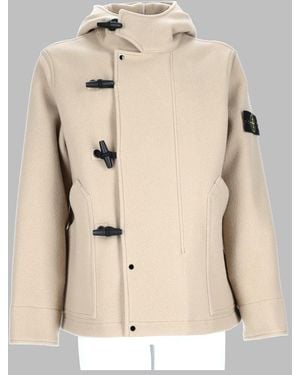 Stone Island Virgin Wool & Cashmere Sports Jacket - Natural