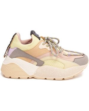 Stella McCartney Eclypse Colourblock Trainers - Natural