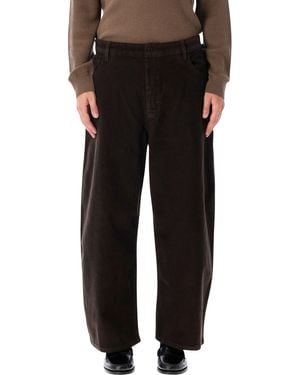 Studio Nicholson Wide-Leg Corduroy Trousers - Black