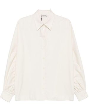 SOSUE Flannel Shirt - White
