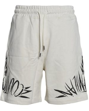 Marcelo Burlon Pantalones Cortos - Gris
