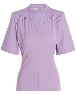 The Attico Das Attico 'Jewel' T -Shirt - Lila