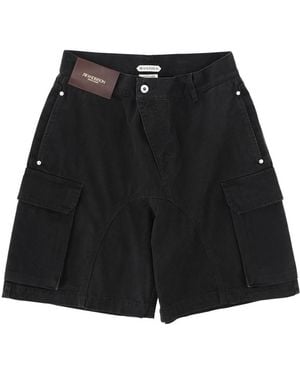 JW Anderson Solid Shorts - Black