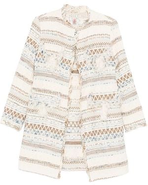 Bye Cappotto Caban - Bianco
