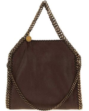 Stella McCartney Chocolate Shaggy Deer Mini Falabella Handbag - Brown
