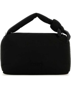 JW Anderson Jw Anderson Fabric Jwa Puffy Handbag - Black