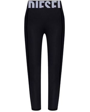 DIESEL Logo Leggings - Blue