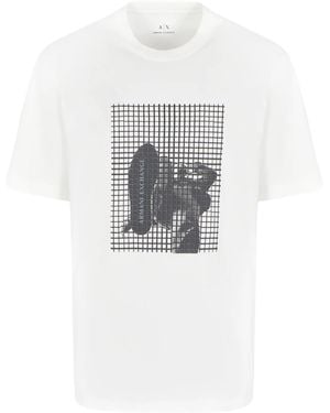 ARMANI EXCHANGE T -Shirts und Polos Beige - Weiß