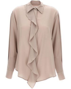 Victoria Beckham Blouse 'Blouse Asymétrique' - Neutre