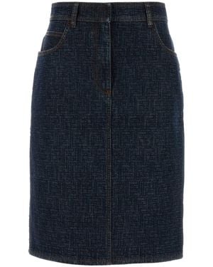 Fendi Denim Skirt - Blue